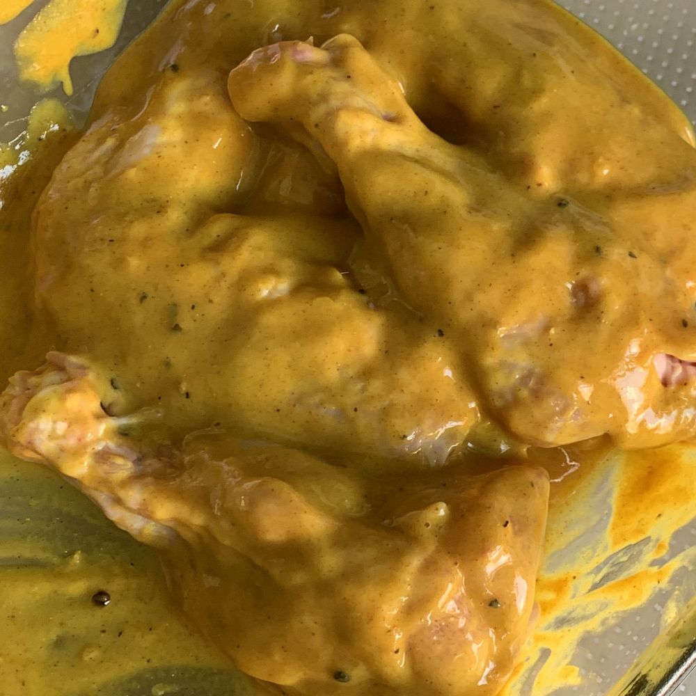 Honig-Senf-Marinade Grillen Hühnchen