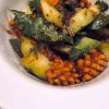 Gegrillter Tintenfisch-Salat