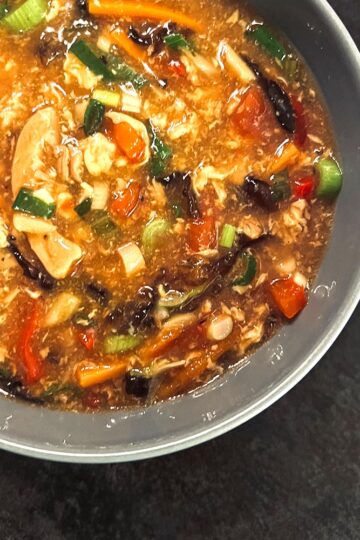 sauer-scharf Suppe chinesisch