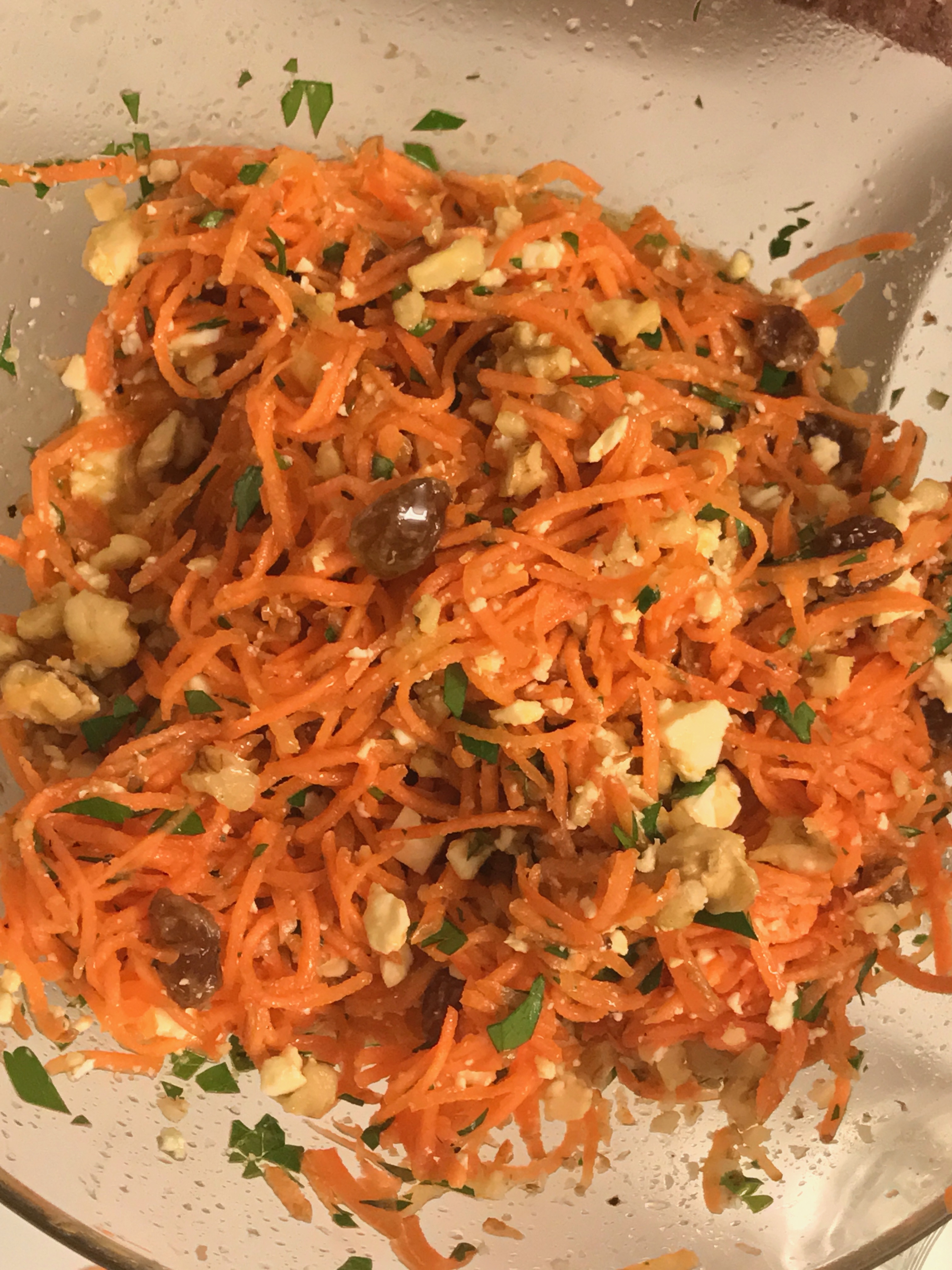 Winterlicher Karottensalat