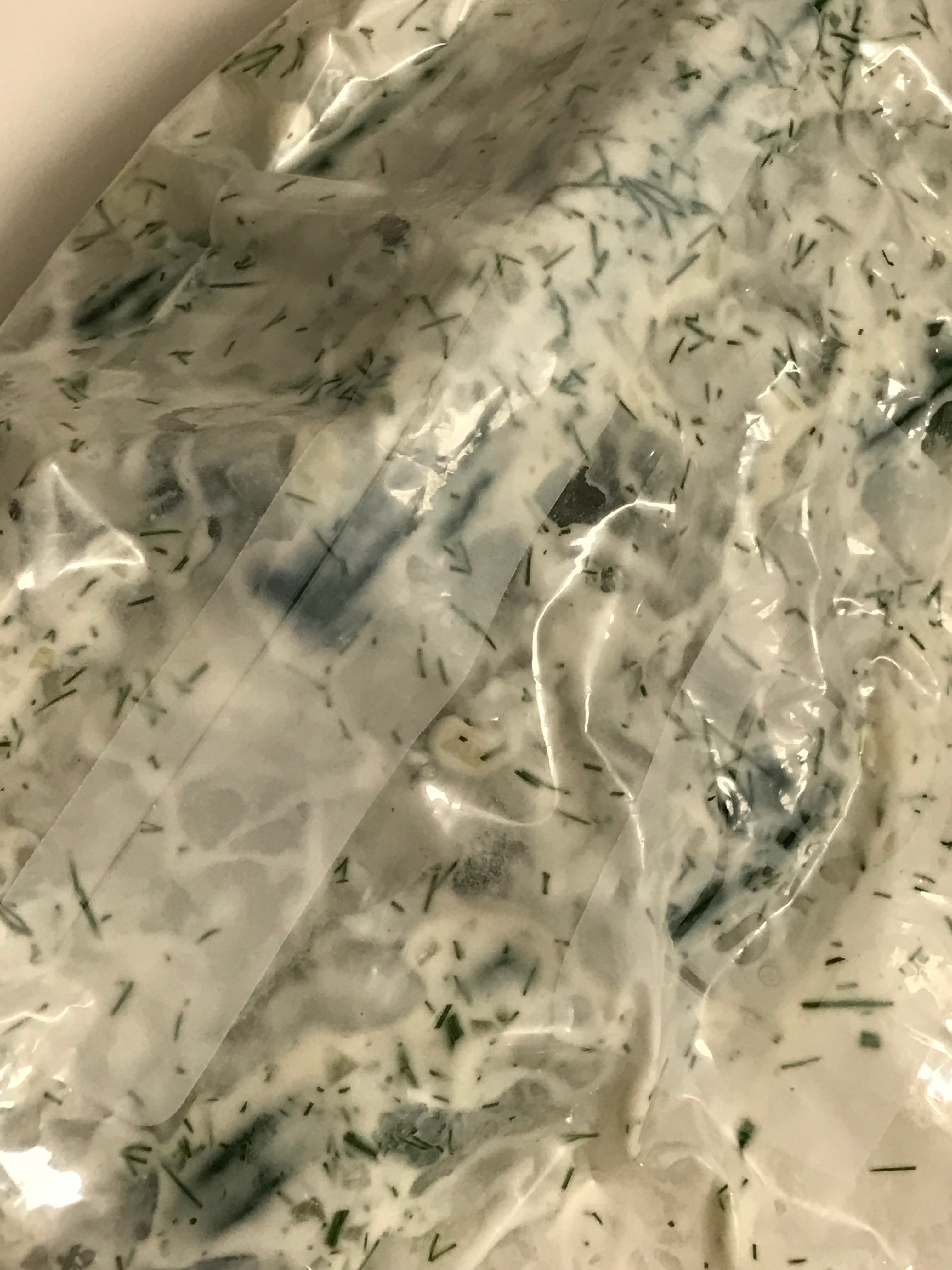Gurkensalat mit Lardo und Queller