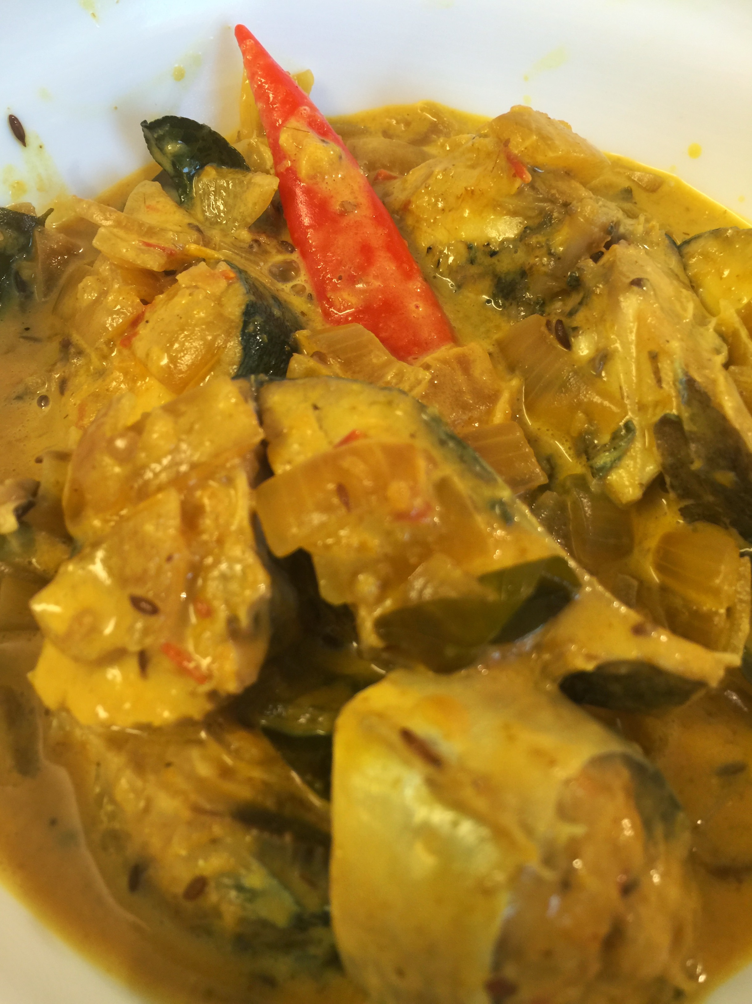Makrelen-Curry indisch